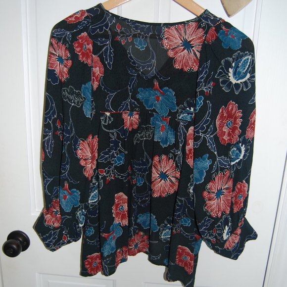 ASTR the label floral boho rayon top - Picture 2 of 7